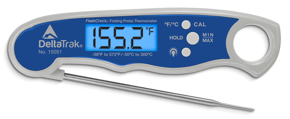 FlashCheck® Ruggedized Screw Tip Digital Thermometer, Model 11055 -  DeltaTrak
