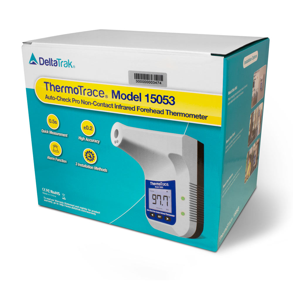 ThermoTrace 11073 Non-Contact Forehead Infrared Thermometer Bundle with  Digital Oral Thermometer